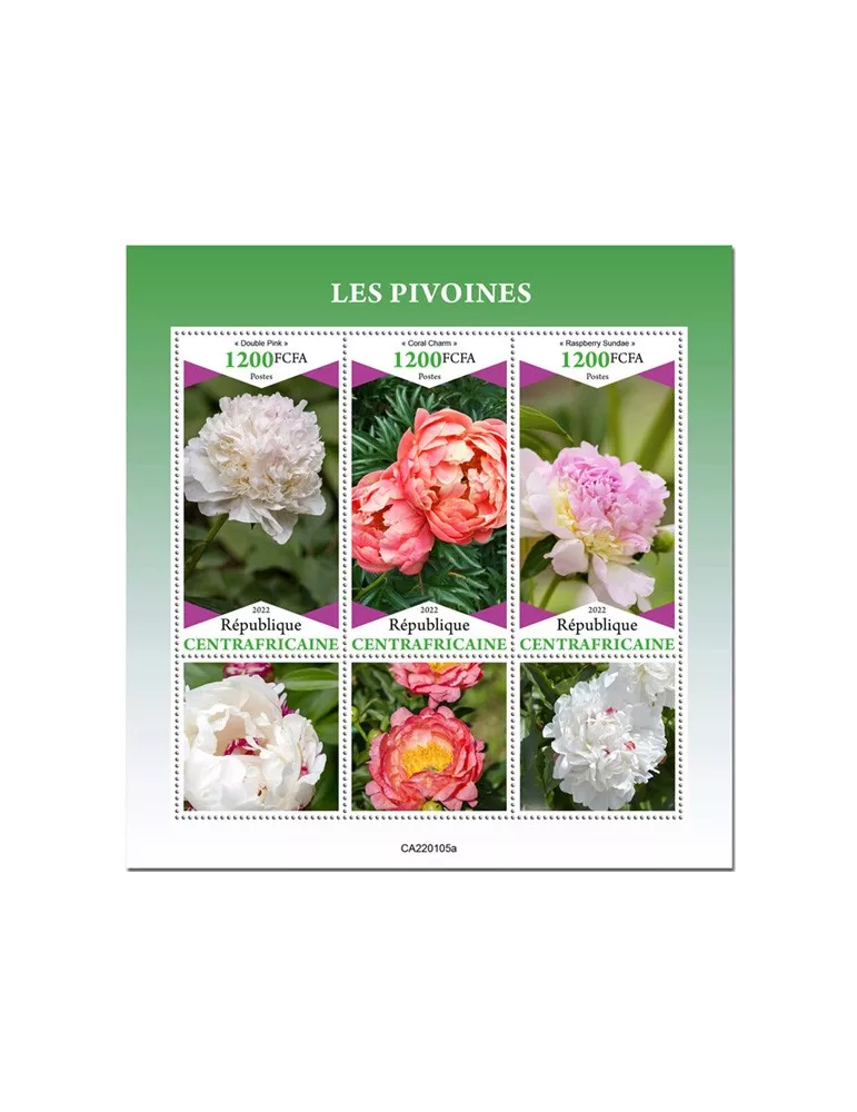 n° 8802/8804 - Timbre CENTRAFRIQUE Poste