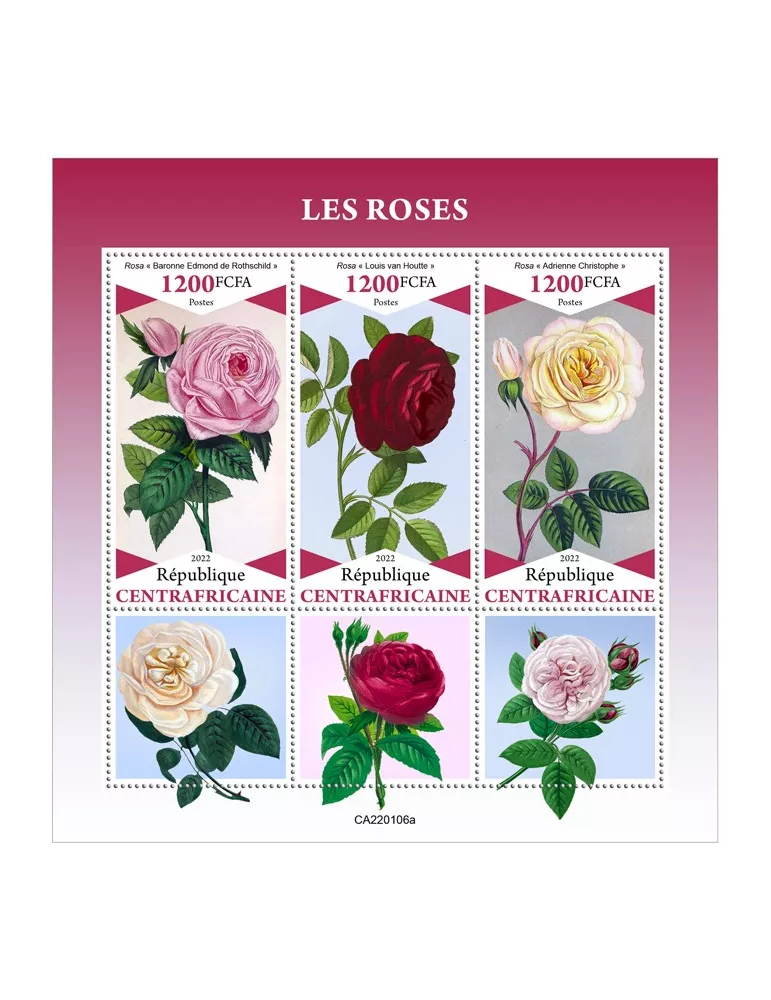 n° 8805/8807 - Timbre CENTRAFRIQUE Poste