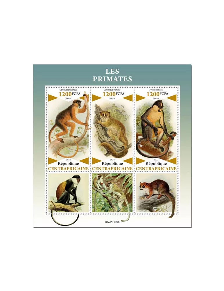 n° 8814/8816 - Timbre CENTRAFRIQUE Poste