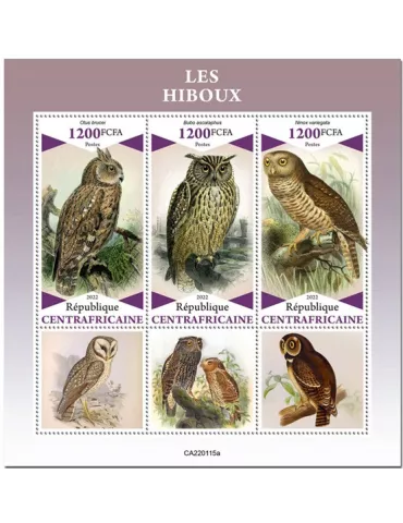 n° 8832/8834 - Timbre CENTRAFRIQUE Poste