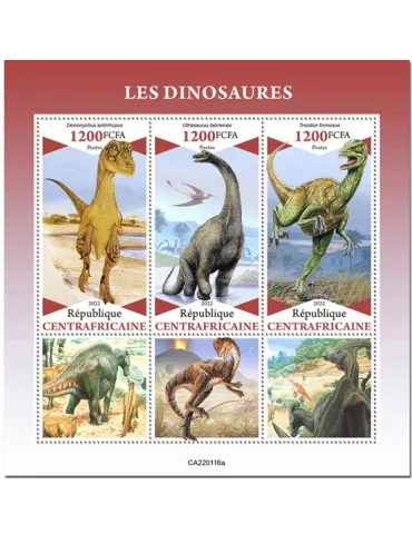 n° 8835/8837 - Timbre CENTRAFRIQUE Poste
