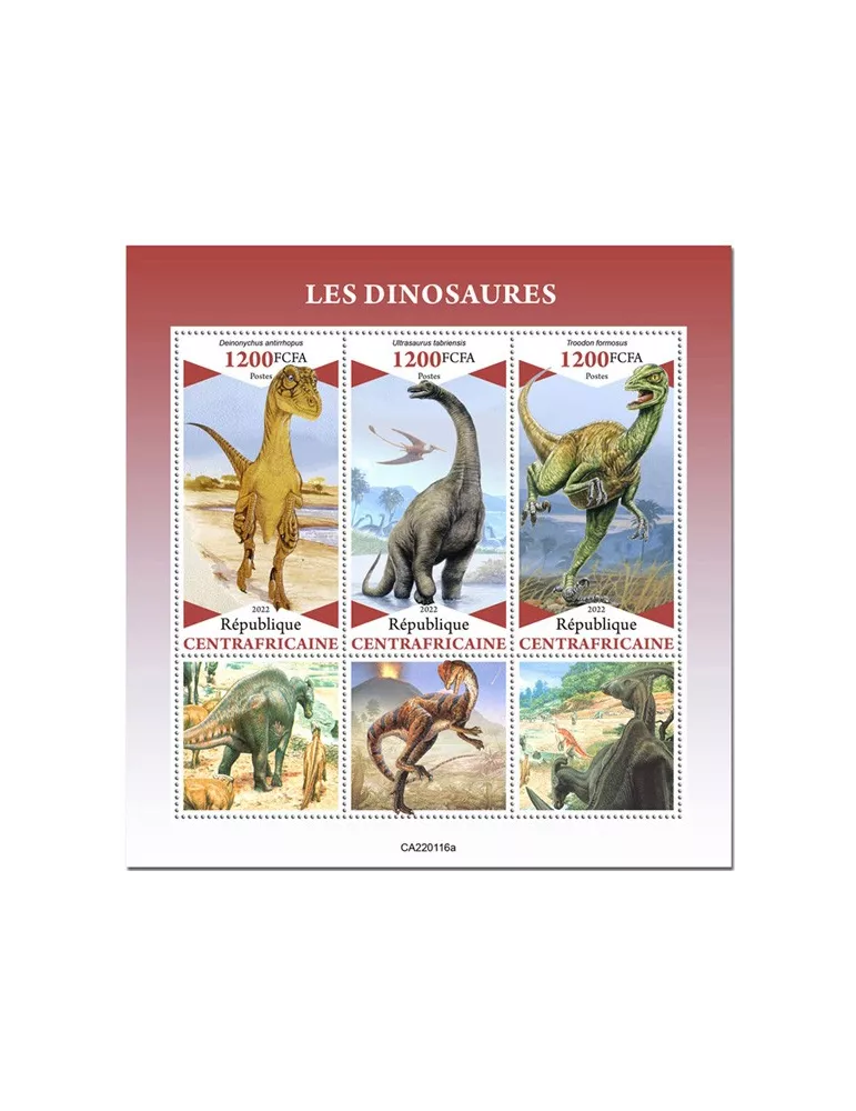 n° 8835/8837 - Timbre CENTRAFRIQUE Poste