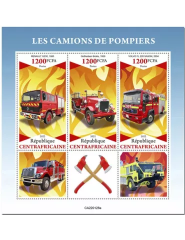 n° 8871/8873 - Timbre CENTRAFRIQUE Poste