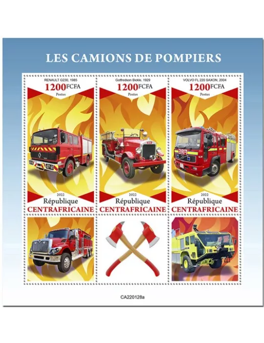 n° 8871/8873 - Timbre CENTRAFRIQUE Poste