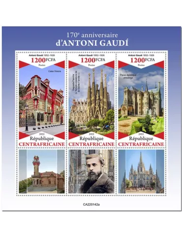 n° 8913/8915 - Timbre CENTRAFRIQUE Poste