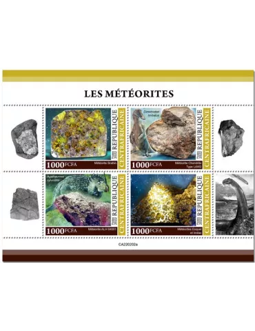 n° 8946/8949 - Timbre CENTRAFRIQUE Poste