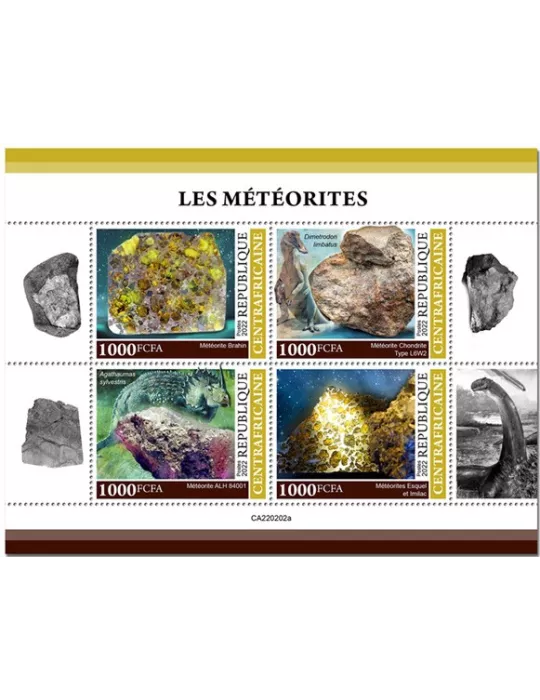 n° 8946/8949 - Timbre CENTRAFRIQUE Poste