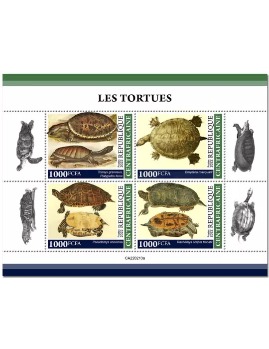 n° 8989/8992 - Timbre CENTRAFRIQUE Poste