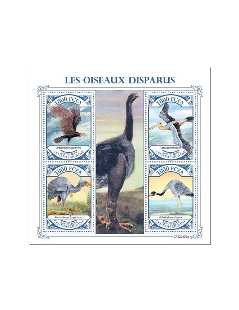 n° 9133/9136 - Timbre CENTRAFRIQUE Poste