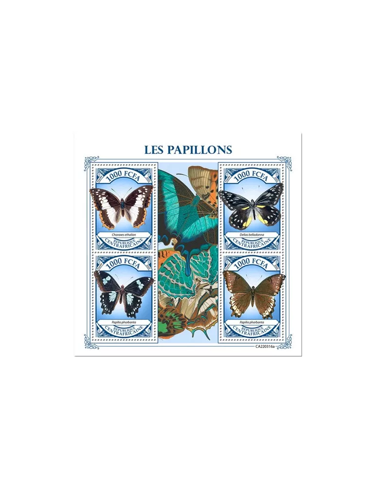 n° 9161/9164 - Timbre CENTRAFRIQUE Poste