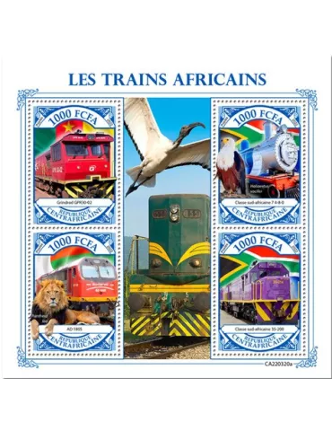 n° 9177/9180 - Timbre CENTRAFRIQUE Poste