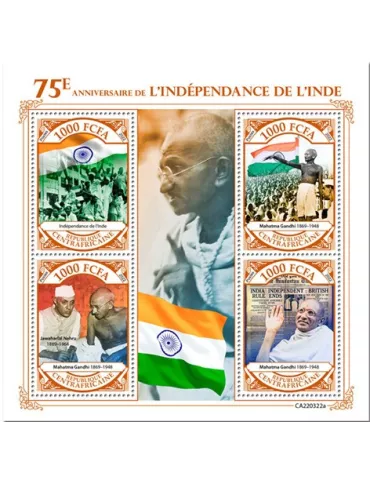 n° 9185/9188 - Timbre CENTRAFRIQUE Poste