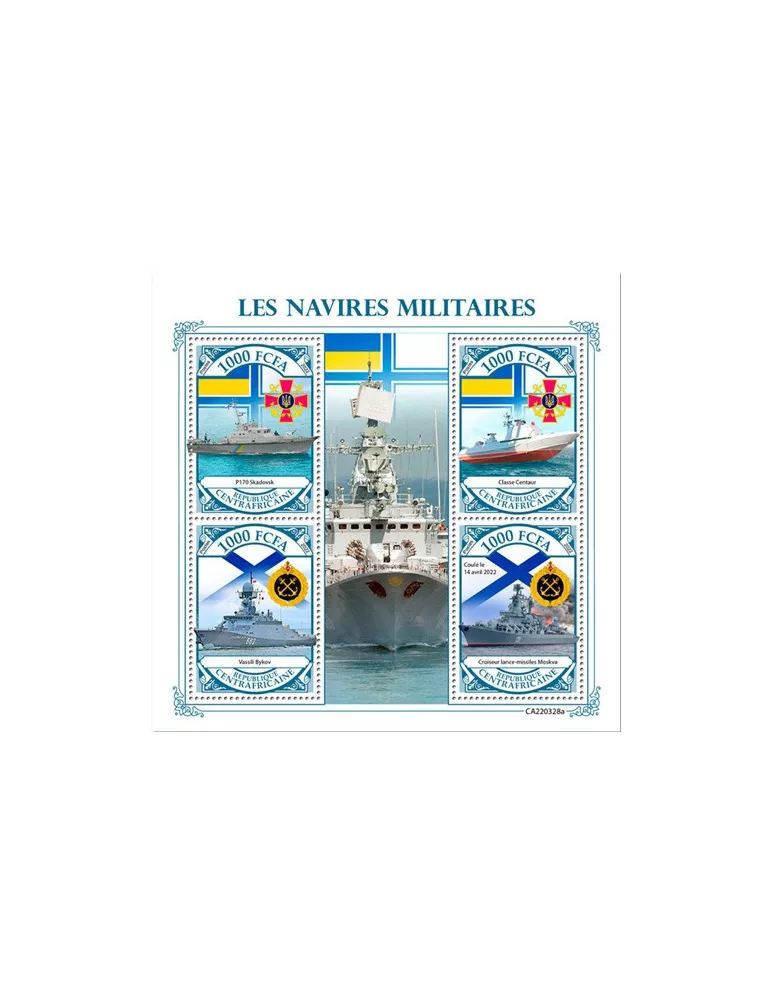 n° 9209/9212 - Timbre CENTRAFRIQUE Poste