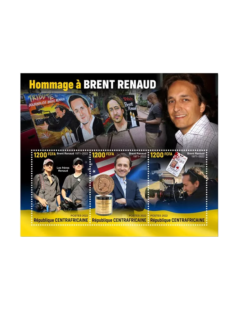 n° 9268/9270 - Timbre CENTRAFRIQUE Poste