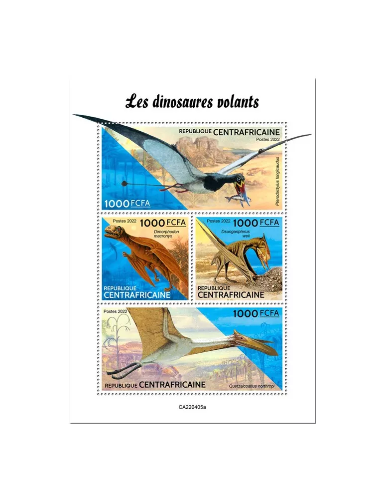 n° 9288/9291 - Timbre CENTRAFRIQUE Poste