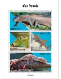 n° 9292/9295 - Timbre CENTRAFRIQUE Poste