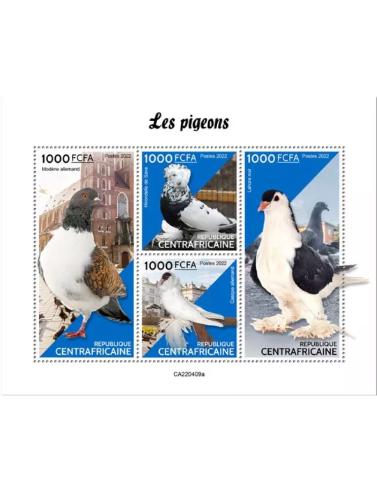 n° 9304/9307 - Timbre CENTRAFRIQUE Poste