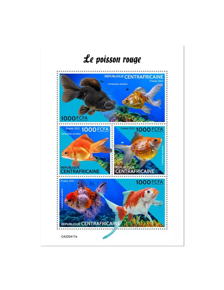 n° 9336/9339 - Timbre CENTRAFRIQUE Poste