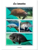 n° 9340/9343 - Timbre CENTRAFRIQUE Poste