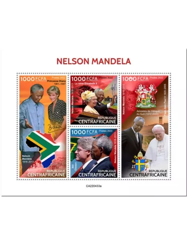 n° 9400/9403 - Timbre CENTRAFRIQUE Poste