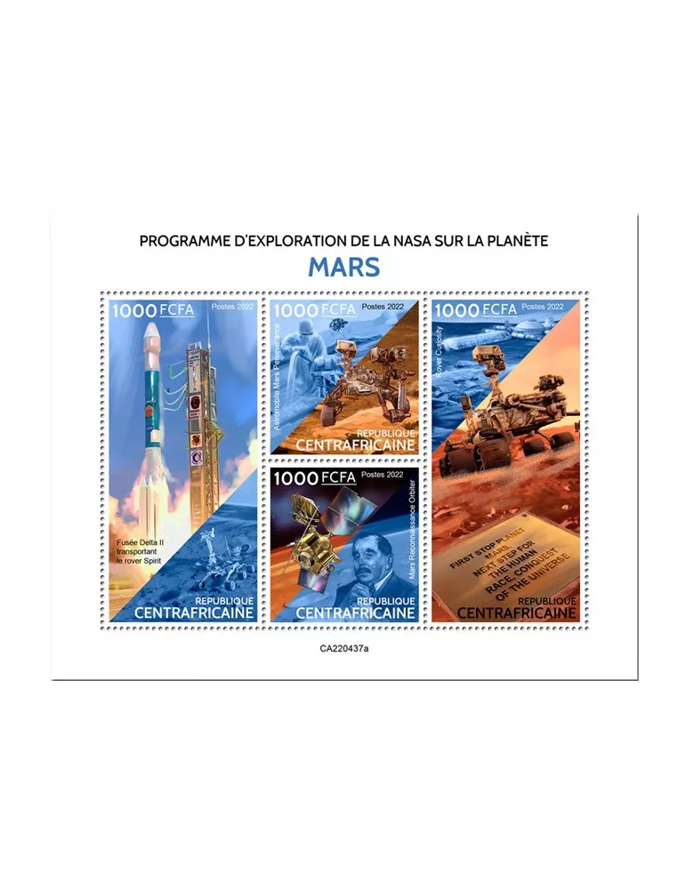 n° 9416/9419 - Timbre CENTRAFRIQUE Poste