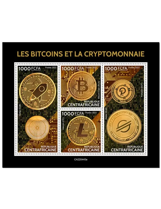 n° 9448/9451 - Timbre CENTRAFRIQUE Poste