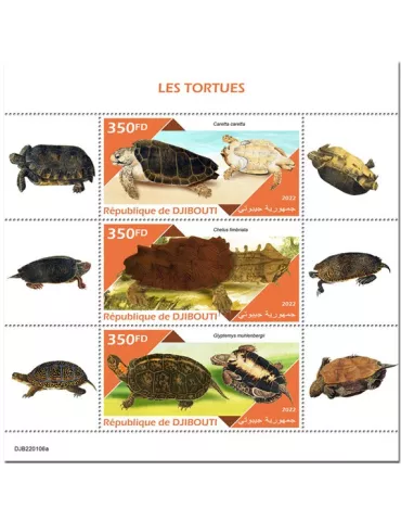 n° 3857/3859 - Timbre DJIBOUTI Poste
