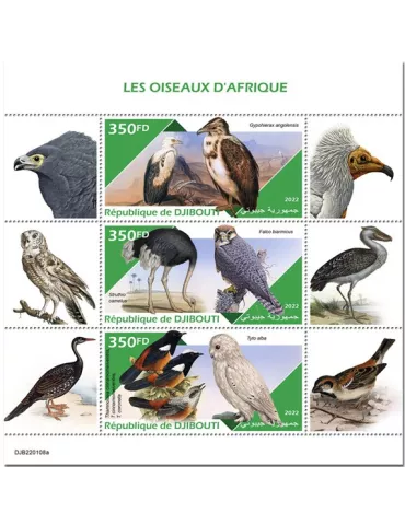 n° 3863/3865 - Timbre DJIBOUTI Poste