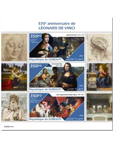 n° 3872/3874 - Timbre DJIBOUTI Poste