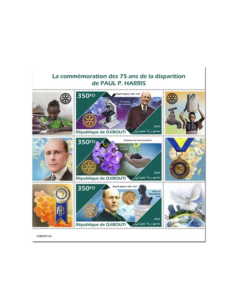 n° 3881/3883 - Timbre DJIBOUTI Poste