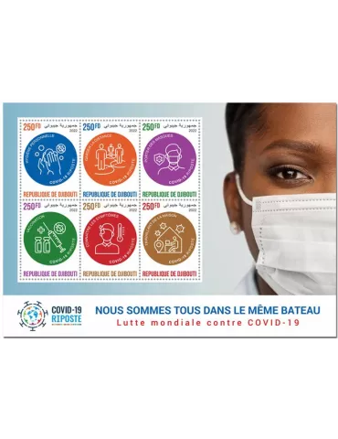 n° 3917/3922 - Timbre DJIBOUTI Poste