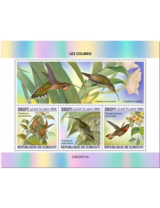 n° 3984/3986 - Timbre DJIBOUTI Poste