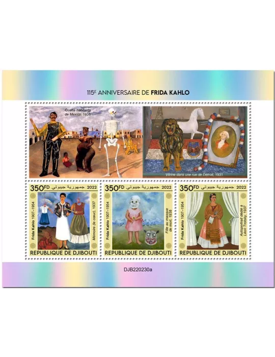 n° 4023/4025 - Timbre DJIBOUTI Poste