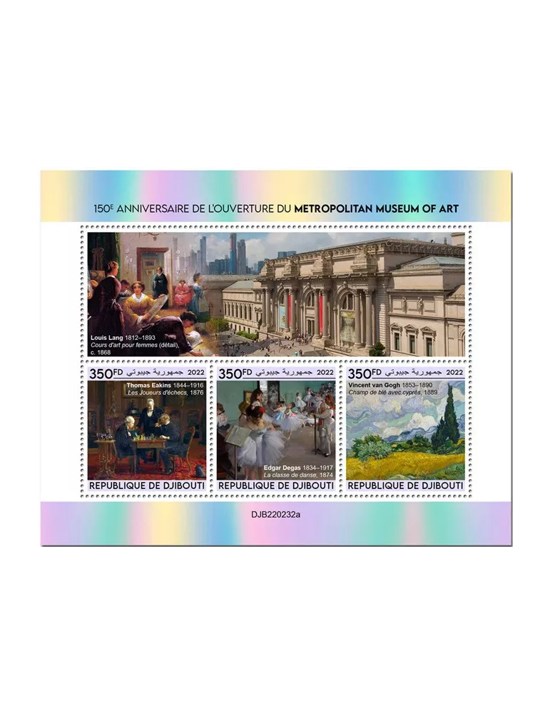 n° 4029/4031 - Timbre DJIBOUTI Poste