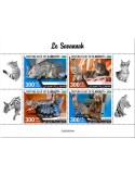 n° 4066/4069 - Timbre DJIBOUTI Poste