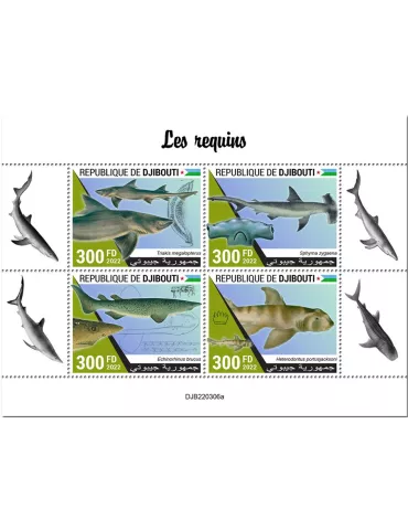 n° 4074/4077 - Timbre DJIBOUTI Poste