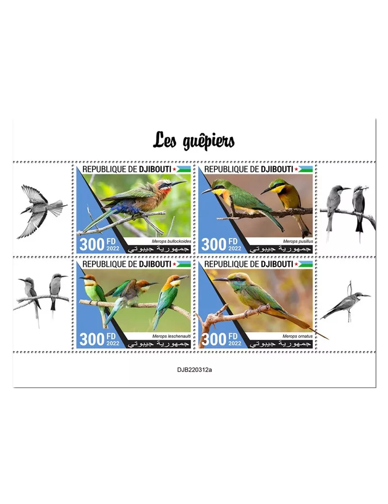 n° 4098/4101 - Timbre DJIBOUTI Poste