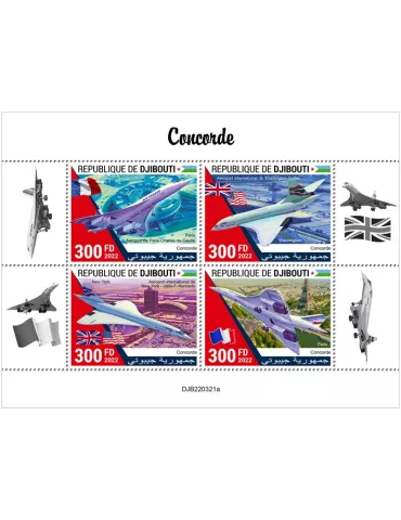 n° 4134/4137 - Timbre DJIBOUTI Poste