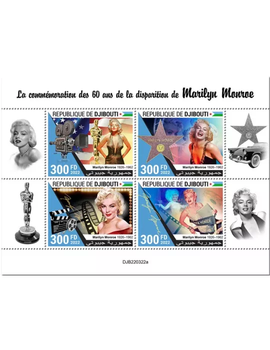 n° 4138/4141 - Timbre DJIBOUTI Poste