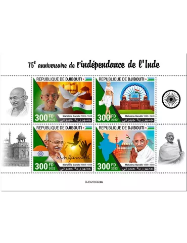 n° 4146/4149 - Timbre DJIBOUTI Poste