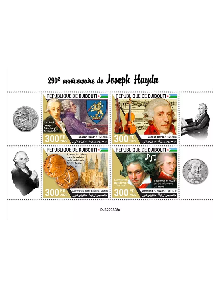 n° 4162/4165 - Timbre DJIBOUTI Poste