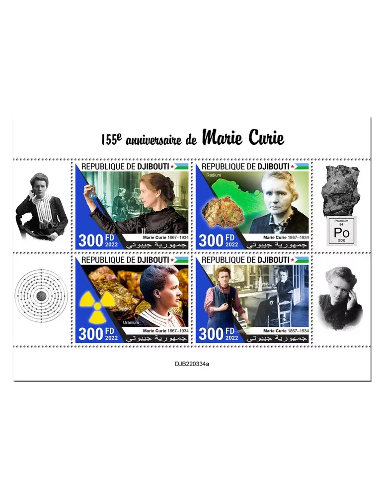 n° 4186/4189 - Timbre DJIBOUTI Poste