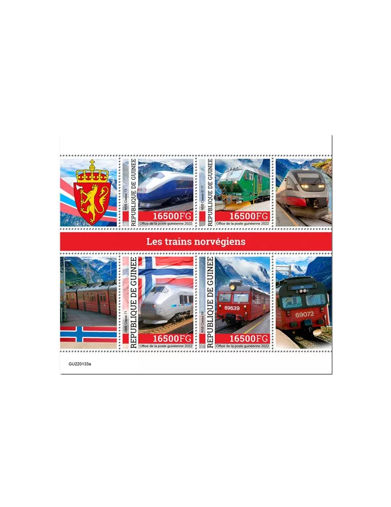 n° 11657/11660 - Timbre GUINÉE Poste