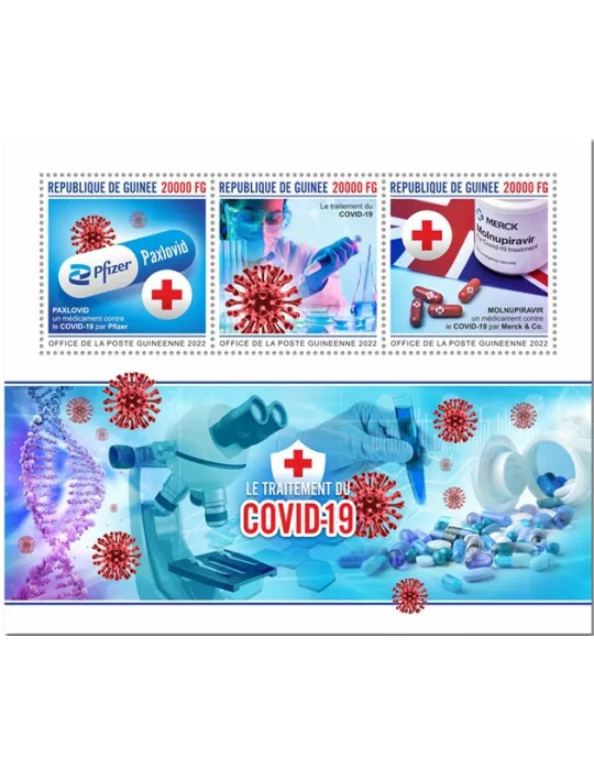 n° 11741/11743 - Timbre GUINÉE Poste