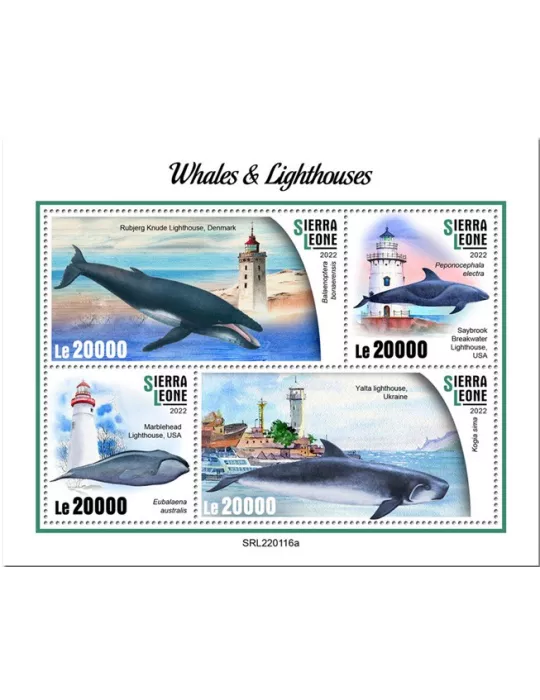 n° 10656/10659 - Timbre SIERRA LEONE Poste