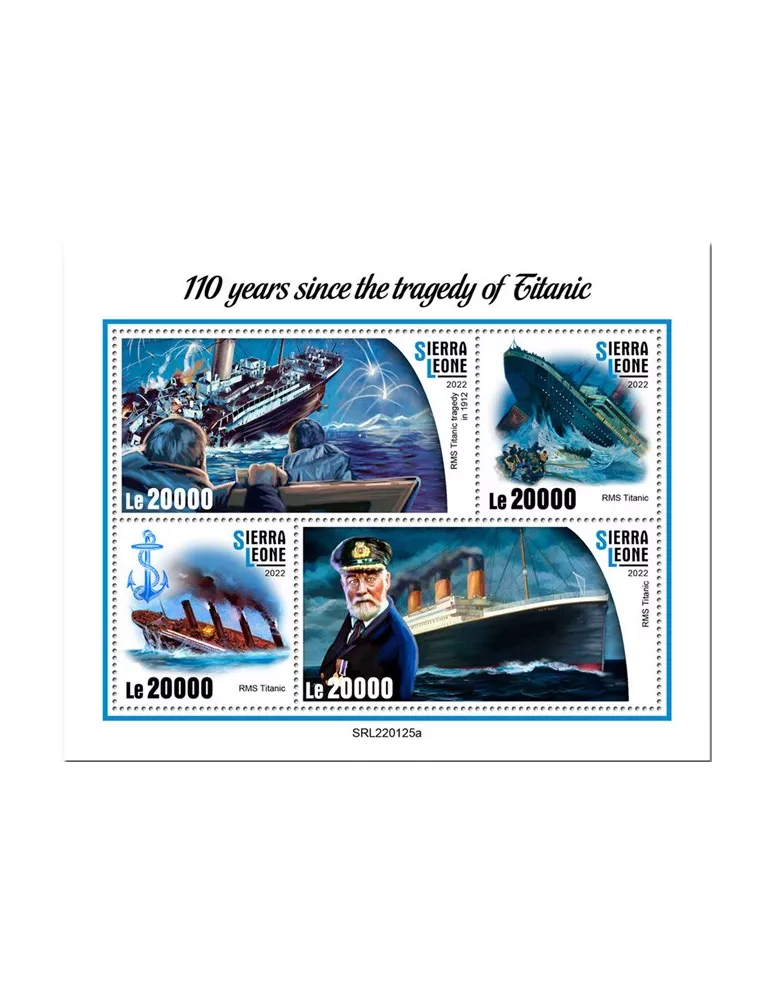 n° 10692/10695 - Timbre SIERRA LEONE Poste