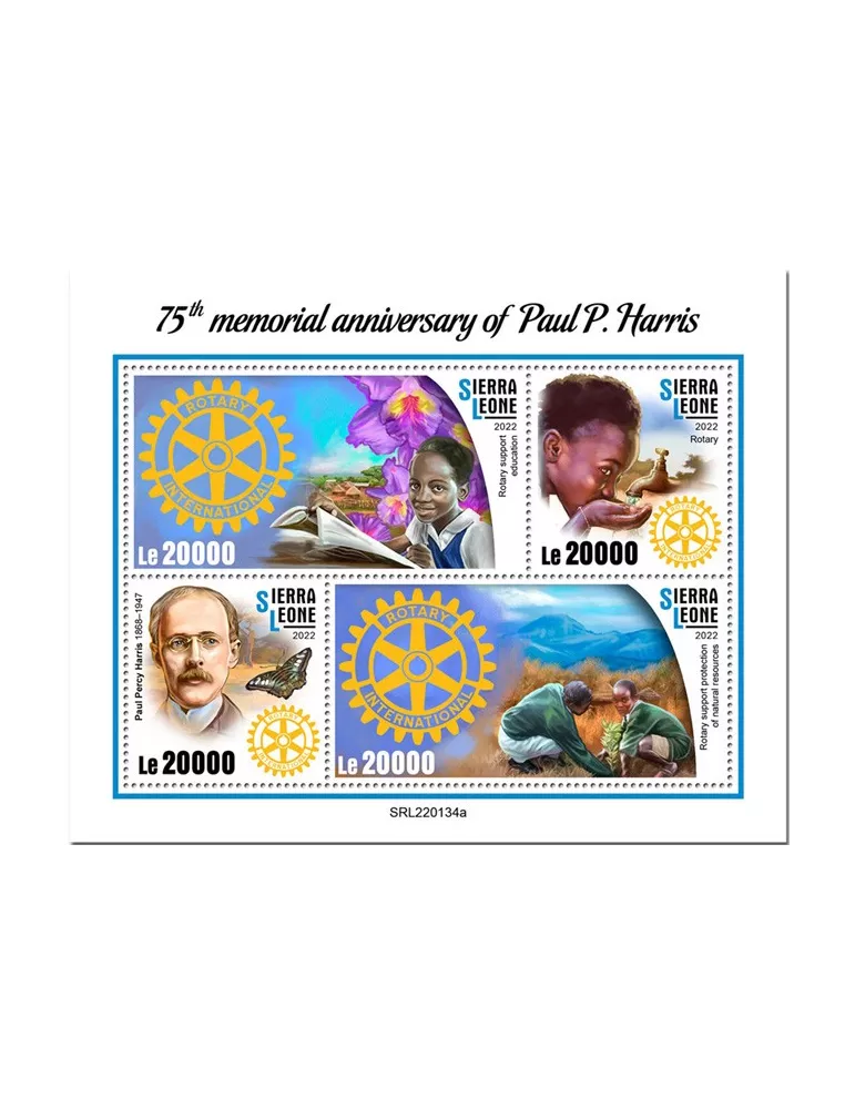 n° 10728/10731 - Timbre SIERRA LEONE Poste