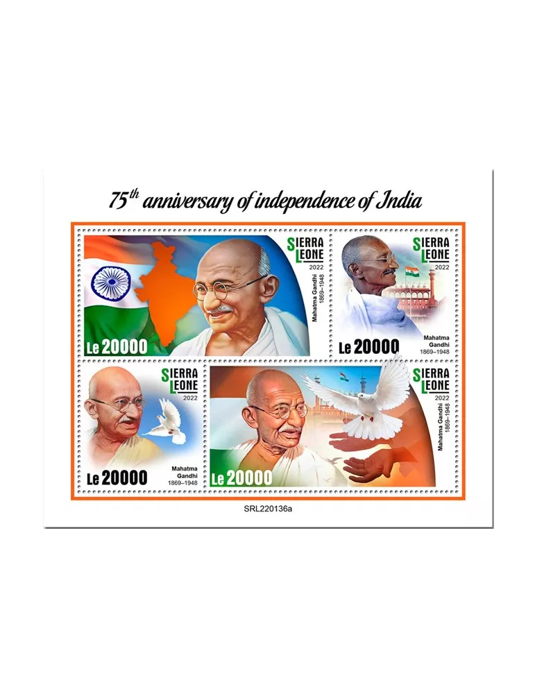 n° 10736/10739 - Timbre SIERRA LEONE Poste