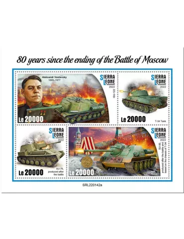 n° 10760/10763 - Timbre SIERRA LEONE Poste