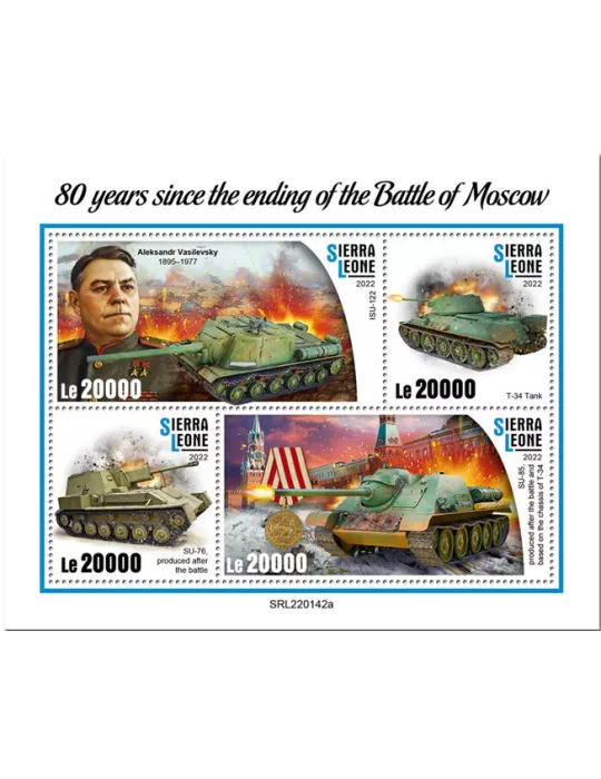 n° 10760/10763 - Timbre SIERRA LEONE Poste